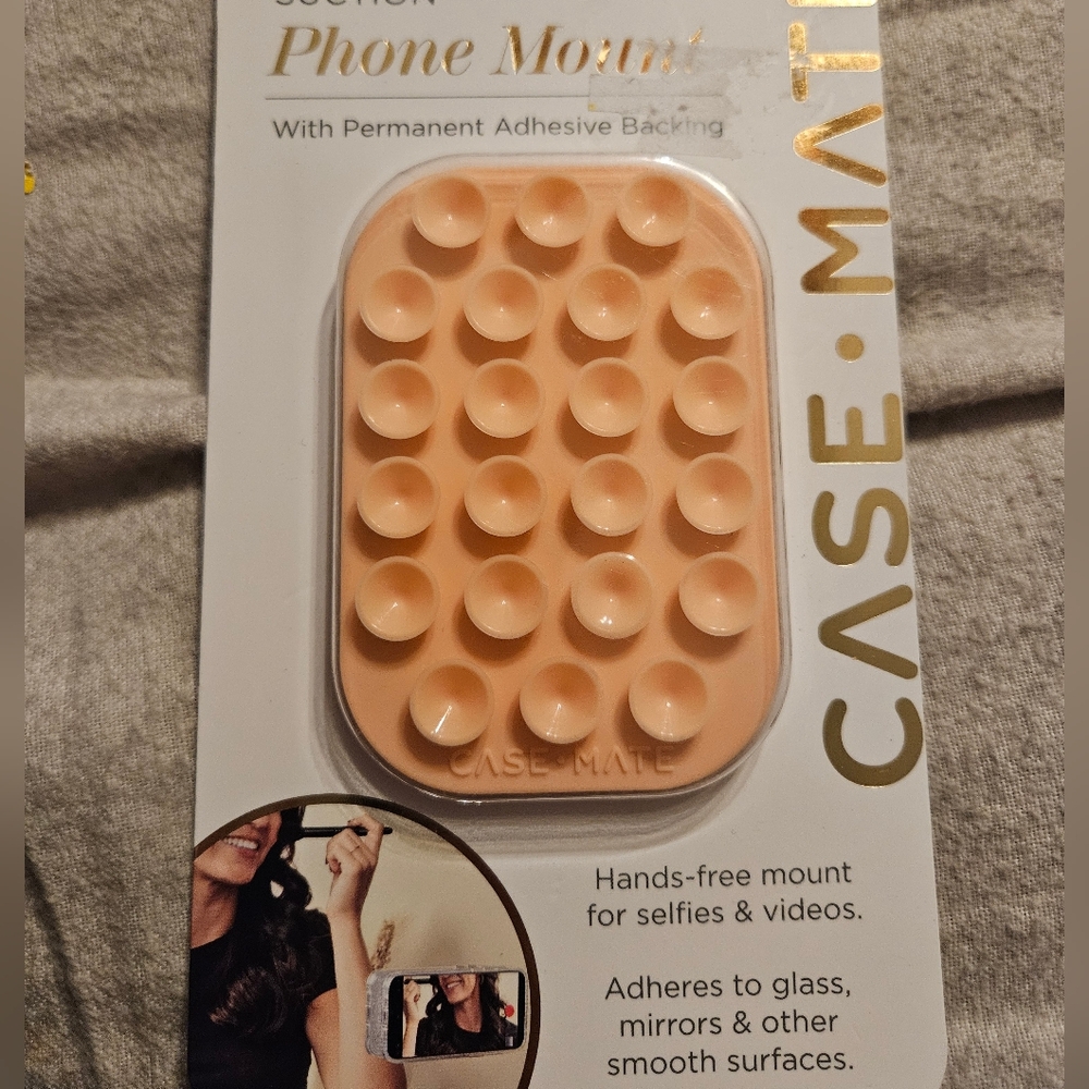 Case-Mate Peach Phone Mount